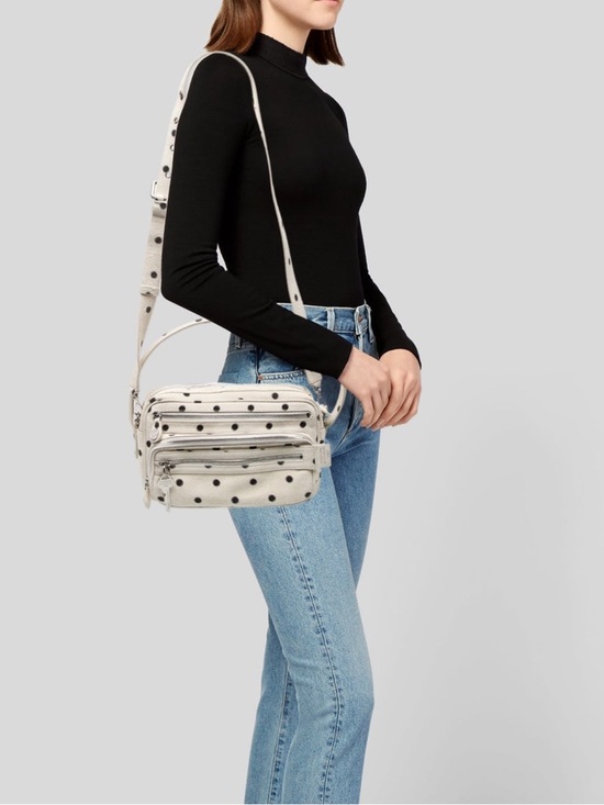 Acne Studios Handbags - Acne Studios Camero Runway Bag Polka Dot Suede. Limited edition